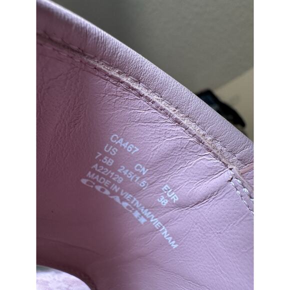 Coach Womens Noelle Pink Platform Sandals Shoes 7.5B Chunky Y2K Retro - Picture 9 of 10
